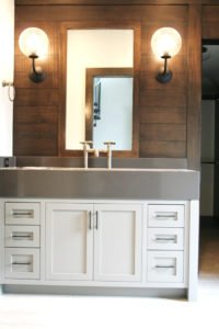 Custom Bathroom Vanity with Designer Plumbing Fixtures - Aurora, Ohio